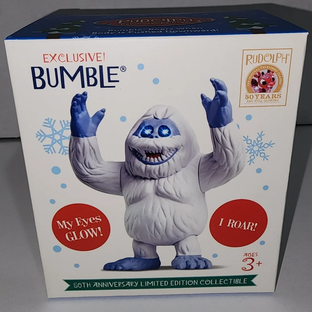 NEW 50th Anniversary Limited Edition Bumble Rudolph Collectible - Picture 1 of 8